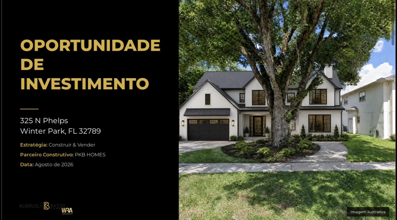 Oportunidade de incorporação em Winter Park Fl